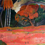 At the Food of a Mountain - Paul Gauguin